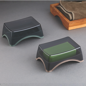 Élégante boîte à savon en plastique avec drainage intégré, support de savon portable pour salle de bain, boîte de rangement idéale pour les voyages et l'usage quotidien - Product Image 3
