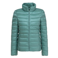 Veste pour femme OEM personnalisée, logo personnalisé, veste chaude chauffante pour l'extérieur, manteau matelassé en duvet tendance pour femme