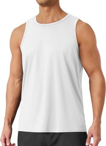 Camiseta sin Mangas para Hombre, Modelo 2026, Cuello Redondo, Tejido de Punto, Secado Rápido, Poliéster, Informal, Deportiva, para Fitness, Color Gris - Product Image 2