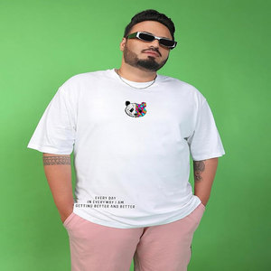 Camisetas Extra Grandes Personalizadas de Alta Calidad, Camisetas con Hombros Caídos al Por Mayor, Camisetas de Algodón de 230 GSM para Hombre - Product Image 4