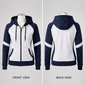 เสื้อฮู้ดซิปผู้หญิง ผ้าฟลีซพรีเมียม เสื้อฮู้ดซิปผู้หญิงออกแบบมาเพื่อสตรีทแวร์ ฟิตเนส เดินเล่น และสวมใส่สบายๆ ในวันหยุดสุดสัปดาห์ - Product Image 6