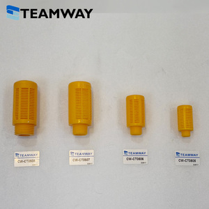 TEAMWAY Silenciador Neumático de Plástico Serie CW-CT, Reductor de Ruido de Escape de Aire, Rosca de 1/8", 1/4", 3/8", 1/2" - Product Image 3