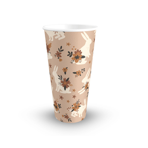 Gobelet en papier à paroi simple, écologique, jetable, imprimé sur mesure, revêtement PE durable, 8-24 oz, qualité alimentaire, recyclable, impression numérique - Product Image 3