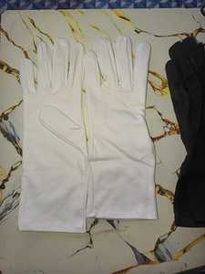 Gants de soudage en cuir blanc à manchette longue, protection thermique, gants de travail pour usage industriel - Product Image 1