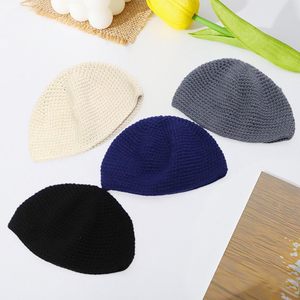 Gorros Kufi de Lana Hechos a Mano con Ganchillo, Gorros Turcos Musulmanes para Hombre, Taqiya, Takke, Gorro Islámico para Rezar, Regalos Ecológicos - Product Image 4