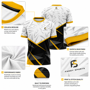 Maillot de jeu Esports personnalisé par sublimation, respirant, séchage rapide, uniforme d'équipe, chemise pour joueurs professionnels, pour tournois professionnels - Product Image 4
