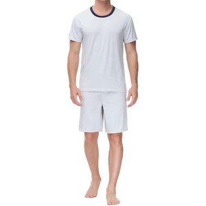 New Arrival Summer Wear Men <b>Twin</b> <b>Set</b> In Solid Color High Quality Men's 2 Pieces Shorts <b>Set</b> For Online Sale - Product Image 1