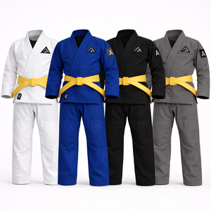 ชุดยูโด ยิวยิตสู สำหรับวัยรุ่น คุณภาพสูง 140 กรัม ผ้าฝ้าย 100% ไม่หดตัว พิมพ์ลายโลโก้ตามสั่งแบบขายส่ง - Product Image 1