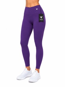 Leggings de sport/yoga/fitness taille haute en Spandex/Nylon, anti-bactériens, séchage rapide, effet froncé aux fesses, haute qualité, personnalisables pour femmes (OEM) - Product Image 6