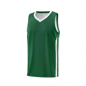 Camiseta de Baloncesto sin Mangas con Cuello en V Color Verde Azulado, Malla Transpirable, Unisex, para Adultos, Estampado Sublimado, Corte Regular - Product Image 4