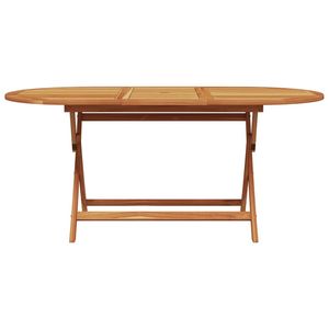 Conjunto de Comedor de Jardín de Madera de Acacia Maciza y Polipropileno en Color Negro - Product Image 6