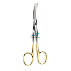 Tijeras Quirúrgicas Kaye TC Curvadas de 18 cm, Acero Inoxidable, Corte de Precisión, Instrumento Médico para Cirugía General - Product Image 1