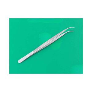 Pinces à tissus incurvées dentées Gerald Premium de 7 pouces en acier inoxydable – Instruments chirurgicaux de précision - Product Image 1