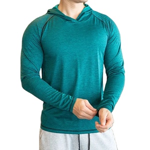 Ensemble de vêtements de sport respirants à manches longues et à capuche pour le basketball, motif uni, toutes saisons - Product Image 5