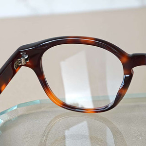 Monturas de Gafas Redondas Estilo Tortoise, Unisex, Acetato, Montura Completa, Disponibles en Stock - Product Image 3