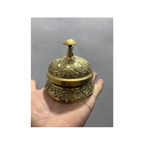 Campana de Mesa Antigua de Aluminio para Oficina o Restaurante, de Empuje Manual - Product Image 5