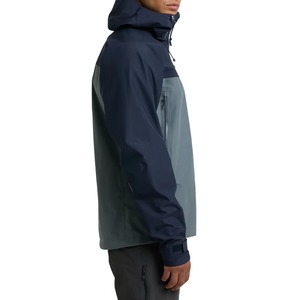 Men's Hooded Color Blocking Windbreaker Jacket Waterproof Polyester/Nylon Autumn Outdoor Wear Zipper Closure Sporty Regular Fit - Product Image 4
