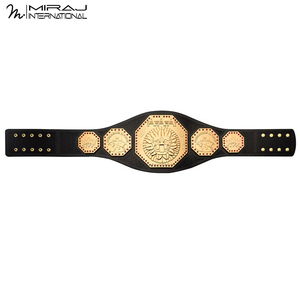 Ceinture de champion personnalisée en alliage de zinc pour tournois sportifs, plaque métallique vierge, logo personnalisé, vente en gros - Product Image 3