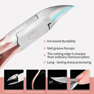 2026 Gold <b>Nail</b> Cuticle Nipper Clipper Cutter Scissor Trimmer Cuticle Dead Skin Remover Pedicure <b>Nail</b> Art <b>Tool</b> - Product Image 4