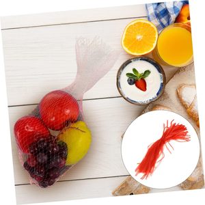 ถุงตาข่ายใส่ผลไม้ ถุงใส่ผักแบบใช้ซ้ำได้สำหรับผักสด ถุงตาข่ายใส่ผักแบบมีเชือกผูก - Product Image 6