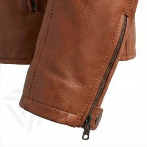 Veste de moto en cuir véritable pour homme de qualité supérieure, nouvelle arrivée, vestes de moto d'hiver, protections amovibles, personnalisables - Product Image 6