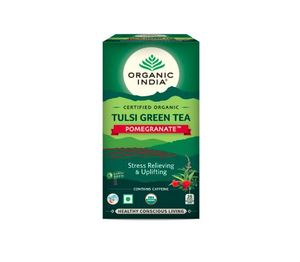 Té Verde Tulsi Orgánico de India con Granada, 25 Bolsitas de Té Tulsi Original, 25 Bolsitas de Infusión, 1 Bolsita x 1.74 g cada una - Product Image 3