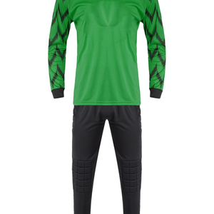 Custom Team Uniforms Short Sleeve Breathable Goalkeeper Uniform Set 100% Polyester <b>Soccer</b> - Product Image 5
