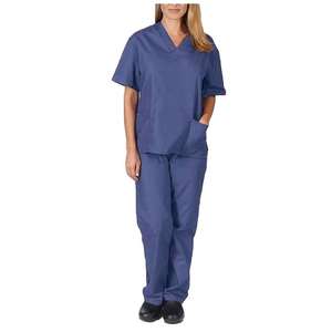 Ensemble de Blouses Médicales Personnalisées en Gros – Tenue d'Infirmière, Vêtements de Travail pour Hôpital, Haut Chirurgical Col V et Pantalon pour Clinique Dentaire et Salon - Product Image 4