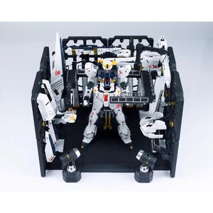 Base de présentation pour hangar d'entretien de mecha à l'échelle 1/144, plateforme universelle de réparation de robots, support de diorama compatible avec les kits de modèles RG HG - Product Image 2