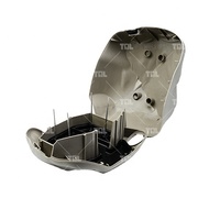 Boîte à appâts pour rats de grande taille, couleur gris ardoise, avec clé
