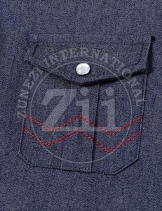 Camisa de manga larga resistente al fuego NFPA 2112 / CAT 2, fabricante de camisas Henley FR, camisa de manga larga ignífuga resistente al fuego. - Product Image 4