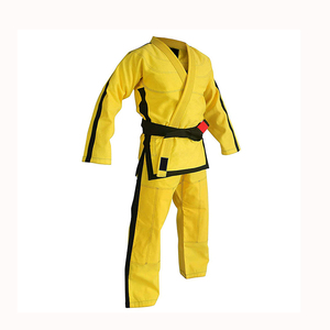 Uniforme de Karate Transpirable de Alta Calidad, Cinturón de Karate para Hombre, Uniforme de Karate Liso Teñido, Traje de Entrenamiento MMA de Corte Regular - Product Image 3