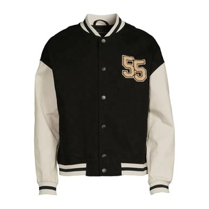 New Wholesale <b>Men</b> <b>Varsity</b> <b>Jackets</b> Letterman Customized Made Baseball Letterman <b>Bomber</b> <b>Jacket</b> - Product Image 3