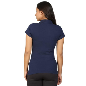 เสื้อกอล์ฟผู้หญิงไซส์ใหญ่ M-6XL ปักลาย โอเวอร์ไซส์ แขนสั้น ผ้าเจอร์ซีย์ 100% คอตตอน แห้งเร็ว ระบายอากาศได้ดี ขายส่ง - Product Image 6