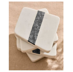 <b>Marble</b> <b>Coaster</b> Mats Pads Customized Classic Square Natural Stone & <b>Marble</b> <b>Coaster</b> Table Decor 4 Inch - Product Image 4