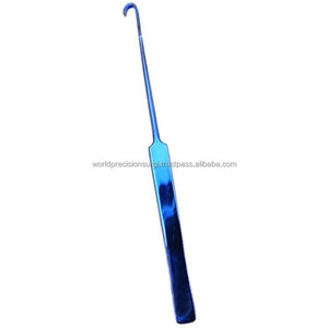 ตะขอเกี่ยวไข่ WPS Snook Hook แบบเคลือบสี สำหรับสัตวแพทย์ ใช้สำหรับผ่าตัดทำหมัน ตัดถอดไข่ ตะขอเกี่ยวสแตนเลสสำหรับสุนัขและแมว ใช้สำหรับดึงเขม่าในมดลูก อุปกรณ์ผ่าตัด - Product Image 5
