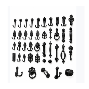 <b>Black</b> Metal Wall Mounted <b>Hook</b> Heavy-Duty Rustic Style Single <b>Hook</b> for Clothing - Product Image 4