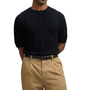 T-shirt décontracté pour homme à col rond imprimé, manches courtes, 100% coton, coupe classique - 220 grammes, séchage rapide et respirant, personnalisable - Product Image 6