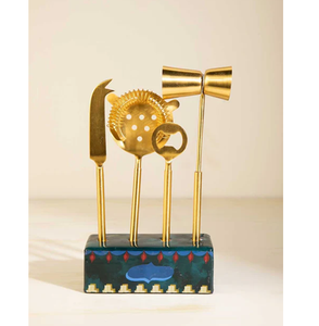 Juego de herramientas de barra de latón artesanal para hotel y restaurante, juego completo de herramientas de barra de alta calidad a un precio razonable. - Product Image 1