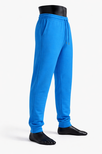 Pantalon de jogging en molleton personnalisé pour homme, taille élastique, cordon de serrage, bas de pantalon à revers, pantalon décontracté pour la détente, vente en gros OEM - Product Image 4