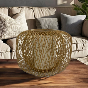 Pantalla de Lámpara Redonda de Bambú Tejido Ecológica - Decoración Sostenible para Hogares, Restaurantes, Hoteles y Resorts - Product Image 3