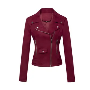 High Quality Vintage Women's Genuine Leather Motorcycle <b>Jacket</b> Breathable Viscose Nylon Women's Genuine <b>Sheepskin</b> Eco-Friendly - Product Image 3