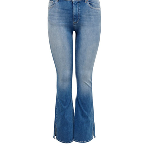 Jeans ajustados de cintura media para mujer, diseño moderno, gris, con cremallera inferior, elásticos, tipo lápiz, con bolsillos altos, hechos de algodón. - Product Image 2