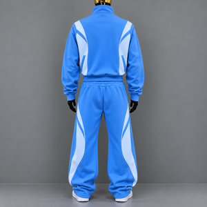 Wholesale Two Pieces Sets <b>Velvet</b> Track Suits Custom Unisex Zip up <b>Jacket</b> Pants Outdoor Baggy Blank Velour Tracksuit <b>Mens</b> - Product Image 2