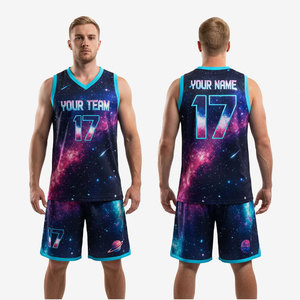 Unique Style Basketball Uniform Solid Color Sublimation Print Custom Logo Basketball Uniform Low Price Sports Clubs <b>Athlete</b> Kits - Product Image 4