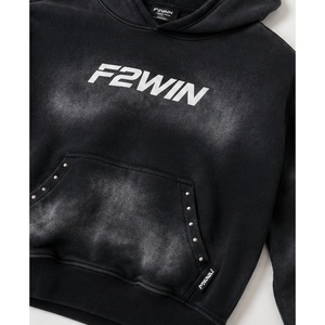 ชุดวอร์มผู้ชาย Force 2 Win สีดำ มีฮู้ด ระบายอากาศได้ดี ทรงหลวม ใส่สบาย กางเกงขายาว มีเชือกผูกเอว กระเป๋าข้าง - Product Image 6