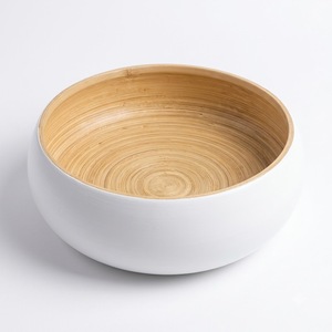 Bol de service en bambou filé, durable, fait main, naturel, pour salade, pour restaurant, hôtel, maison, commande en gros - Product Image 5