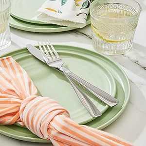 Diseños personalizables, juego de cubiertos premium de 5 piezas de acero inoxidable pulido, tenedores, cuchillos y cucharas para restaurantes, decoración de mesa de comedor. - Product Image 2