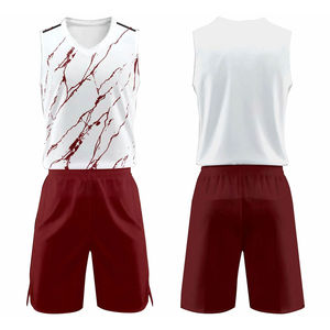 Tenue de basketball en gros respirante, matière polyester la plus vendue, dernier design, ensemble sublimé, vêtements personnalisables OEM - Product Image 1