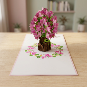 Alstroemeria Hybrids Flowers Pop Up <b>Card</b> Handmade Custom Design Paper <b>Cutting</b> Hanoi Top Trending Thanksgiving Valentine's Day - Product Image 4